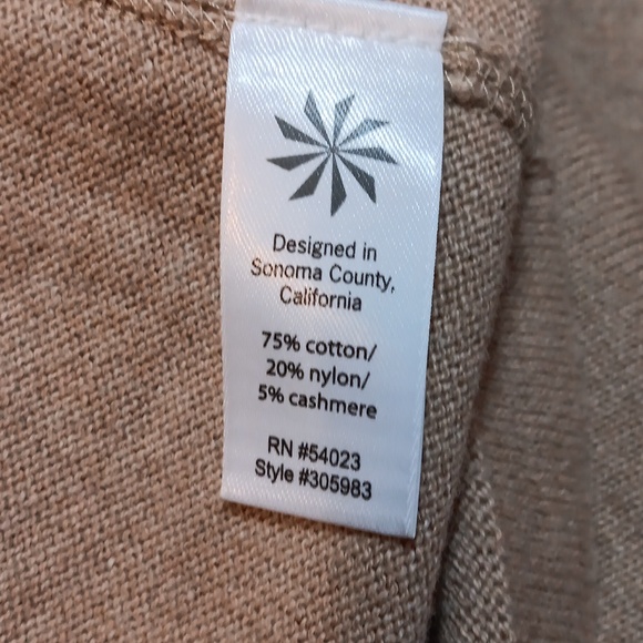 🤎ATHLETA WOMEN'S SIZE XS TAN CASHMERE COTTON NYLON BLEND  DRESS. - Picture 4 of 10